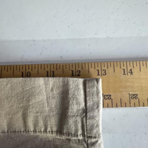 Lane Bryant Wide Leg Linen Blend Pants 18 khaki tan elastic pants $69.95 NWT - Picture 11 of 12